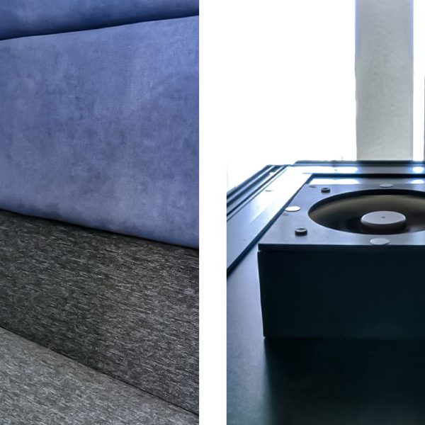 Zdjęcie pokazujące element budki akustycznej